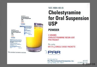 yellow - Cholestyramine 4g Powder for Suspension