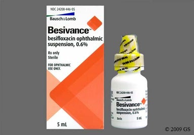 white - Besivance 0.6% Ophthalmic Suspension