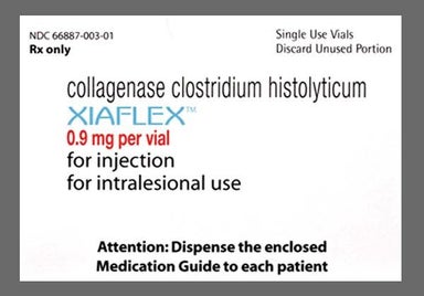 white - Xiaflex 0.9mg Powder for Injection