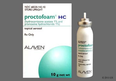 Not applicable - Proctofoam HC 1%-1% Topical Aerosol Foam