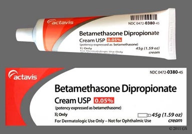 white - Betamethasone Dipropionate 0.05% Topical Cream