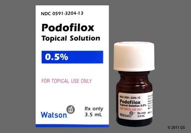 Not applicable - Podofilox 0.5% Topical Solution