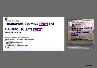 Not applicable - Ipratropium Bromide/Albuterol Sulfate 0.5mg-3mg/3ml Solution for Inhalation