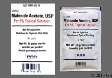 White Not applicable - Mafenide Acetate 5% Powder for Topical Solution