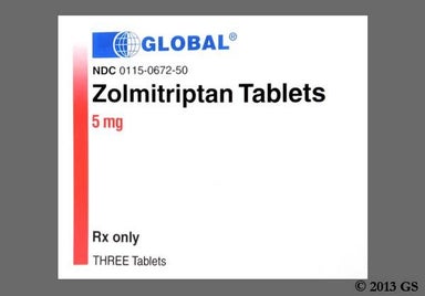 Pink Round ZOMIG 5 - Zolmitriptan 5mg Tablet