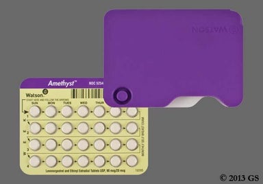 White Round WATSON - Amethyst 90mcg-20mcg Tablet