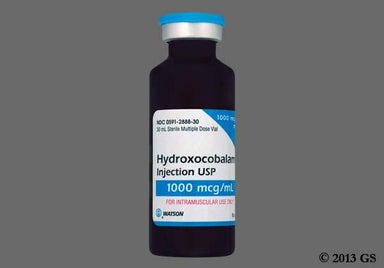 red - Hydroxocobalamin 1000mcg/mL Solution for Injection