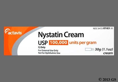 Not applicable - Nystatin 100,000unit/g Topical Cream