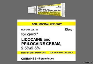 White Not applicable - Lidocaine/Prilocaine 2.5%-2.5% Topical Cream