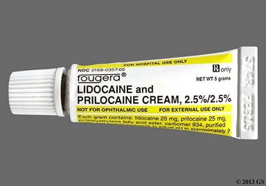 White Not applicable - Lidocaine/Prilocaine 2.5%-2.5% Topical Cream