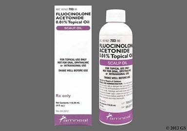 Colorless Not applicable - Fluocinolone Acetonide 0.01% Topical Scalp Oil