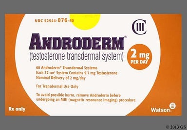 Beige Round - Androderm 2mg/24hr Transdermal System