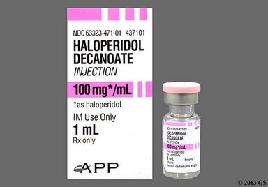 amber and yellow - Haloperidol Decanoate 100mg/mL Solution for Injection