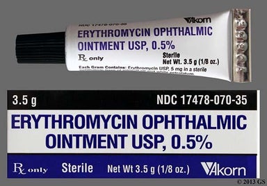 Not applicable - Erythromycin 0.5% Ophthalmic Ointment