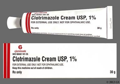white - Clotrimazole 1% Topical Cream
