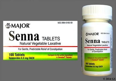 Brown Round TCL 080 - Senna 8.6mg Tablet
