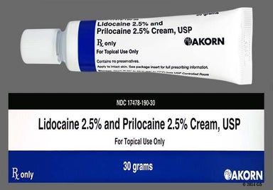 Not applicable - Lidocaine/Prilocaine 2.5%-2.5% Topical Cream