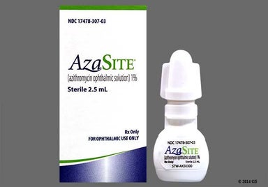 White Not applicable - Azasite 1% Ophthalmic Solution