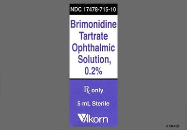 Green-yellow Not applicable - Brimonidine Tartrate 0.2% Ophthalmic Solution