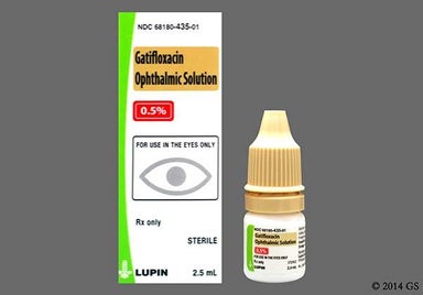 Yellow Not applicable - Gatifloxacin 0.5% Ophthalmic Solution