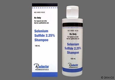 Orange-brown, Purple Not applicable - Selenium Sulfide 2.25% Shampoo
