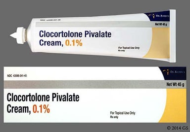 white - Clocortolone Pivalate 0.1% Topical Cream