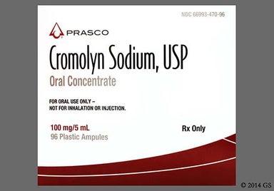 colorless - Cromolyn Sodium 100mg/5mL Solution