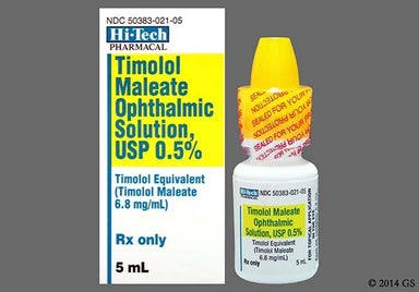 Yellow Not applicable - Timolol Maleate 0.5% Ophthalmic Solution