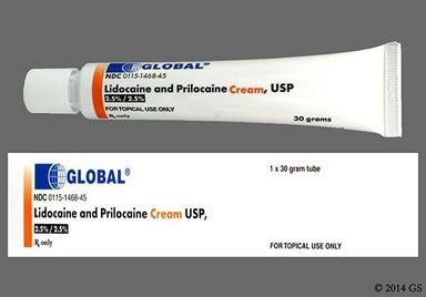 White Not applicable - Lidocaine/Prilocaine 2.5%-2.5% Topical Cream