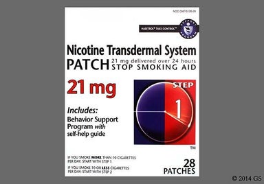 Nicotine 21mg/24hr Transdermal Patch