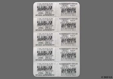 White Oblong M A12 - Alendronate Sodium 70mg Tablet