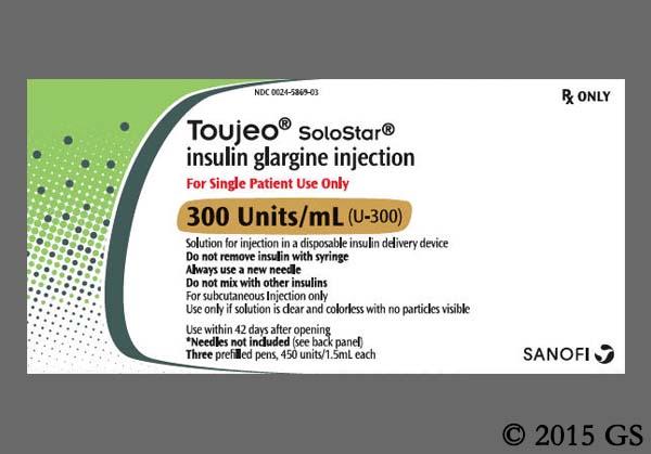 Toujeo insulin Glargine Basics Side Effects Reviews