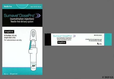 Yellow Not applicable - Sumavel DosePro Needleless-System 6mg/0.5mL Solution for Injection