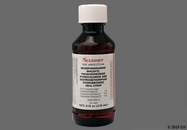 pink - Brompheniramine Mal/Pseudoephedrine HCl/Dextromethorphan HBr 2mg-30mg-10mg/5mL Syrup