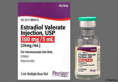 Yellow Not applicable - Estradiol Valerate 20mg/ml in Oil for Injection