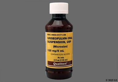 Orange Not applicable - Griseofulvin Microsize 125mg/5ml Suspension