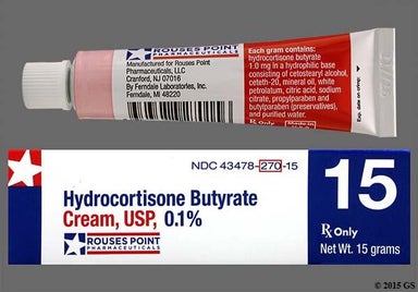 White Not applicable - Hydrocortisone Butyrate 0.1% Topical Cream