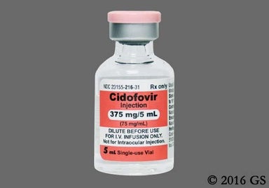 colorless - Cidofovir 75mg/mL Solution for Injection
