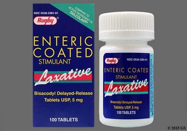 Orange Round - Bisacodyl 5mg Delayed-Release Tablet