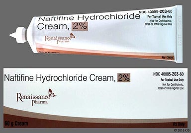 white - Naftifine Hydrochloride 2% Topical Cream