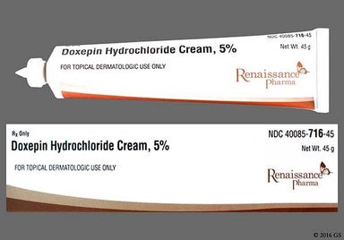 White Not applicable - Doxepin 5% Topical Cream