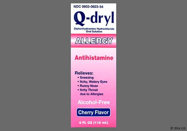 Q Dryl 12 5 Mg 5ml Liquid Dosage Chart