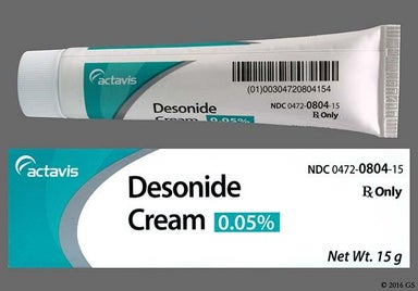 White - Desonide 0.05% Topical Cream