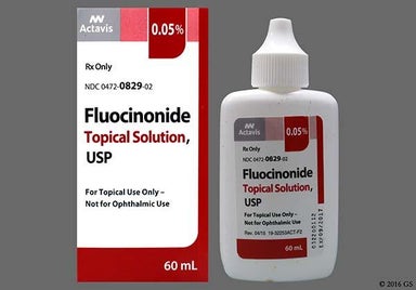 White Not applicable - Fluocinonide 0.05% Topical Solution