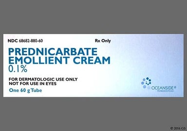 White Not applicable - Prednicarbate 0.1% Topical Emollient Cream