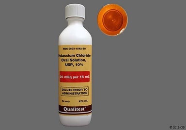 orange - Potassium Chloride USP 10% Solution