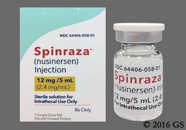 colorless - Spinraza 12mg/5mL Solution for Injection