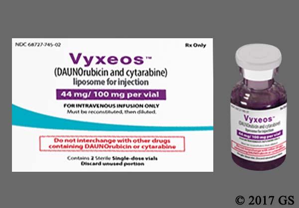 purple - Vyxeos 44mg/100mg Powder for Injection