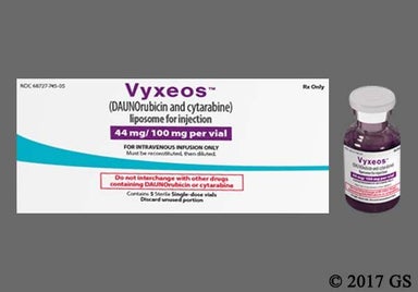 Purple Not applicable - Vyxeos 44mg/100mg Powder for Injection