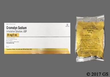 Yellow Not applicable - Cromolyn Sodium 20mg/2mL Solution for Inhalation